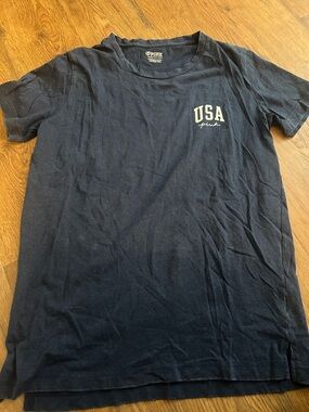 PINK Victoria's Secret Navy USA Short Sleeve Tee